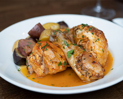 food-about-square Leeds Public House roasted garlic chicken