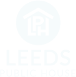 Leeds Public House White Logo